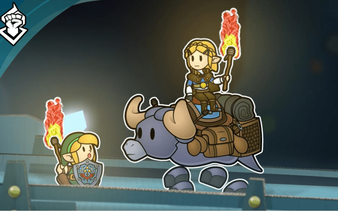Así luciría Link en un juego estilo Paper Mario