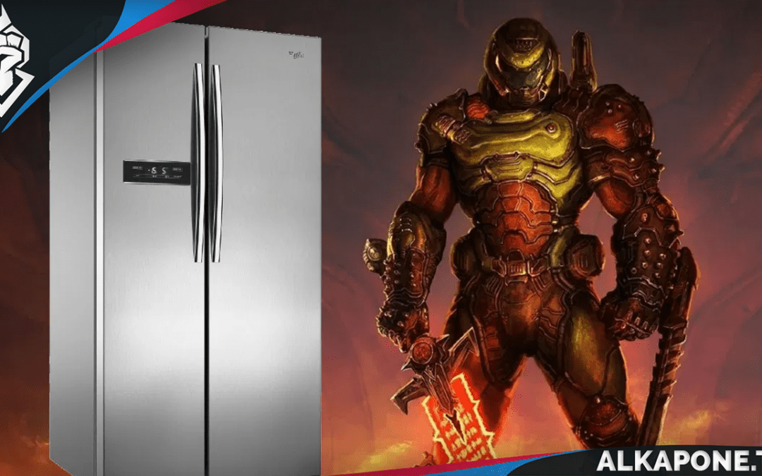 Logran correr DOOM Eternal desde un refrigerador