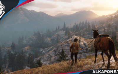 La televisión muestra una captura de Red Dead Redemption 2 pensando que es una fotografía