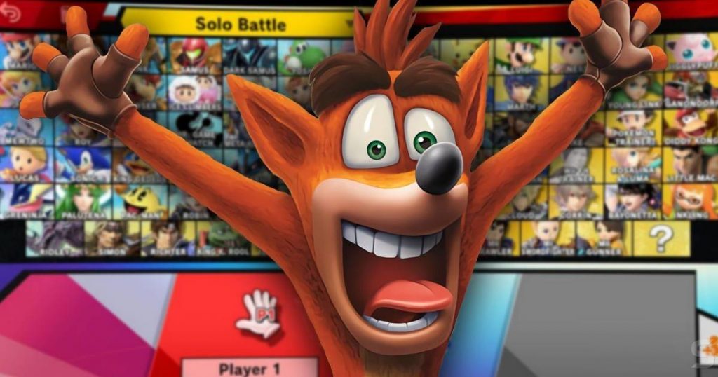 Los desarrolladores de Crash Bandicoot siguen esperando que llegue a Super  Smash Bros. Ultimate