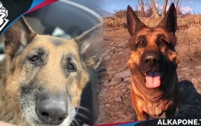 Falleció River, la perrita que inspiró a Albóndiga en Fallout 4