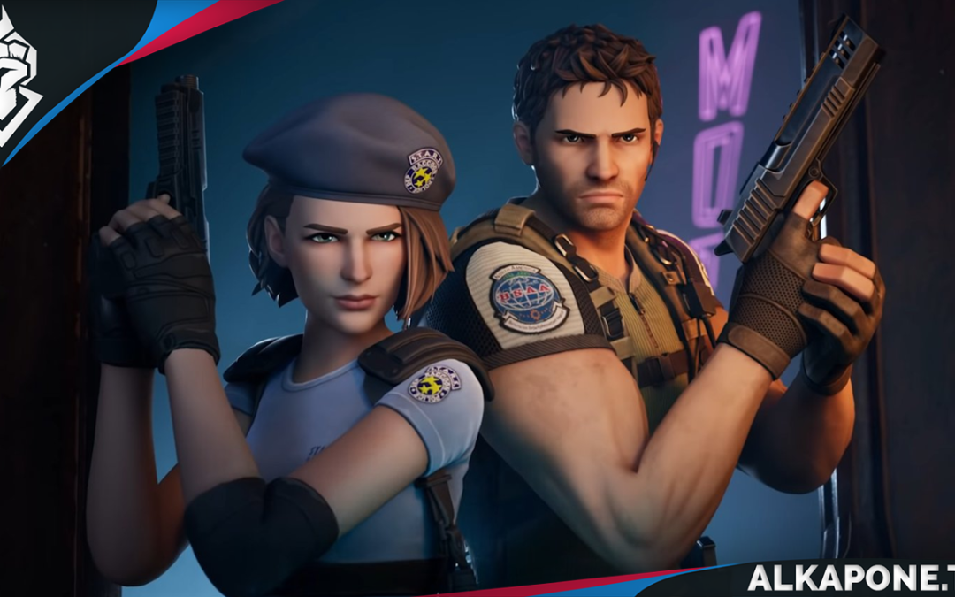 Resident Evil llega a Fortnite con skins de Jill Valentine y Chris Redfield