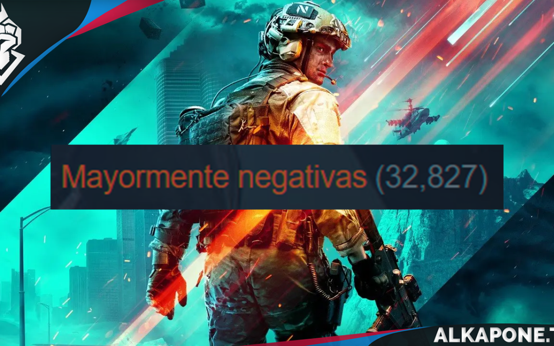 Battlefield 2042 se convierte en uno de los juegos con más reseñas negativas en Steam