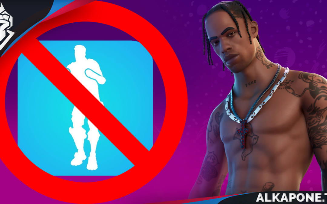 Fortnite deja de vender el gesto de Travis Scott tras tragedia en su concierto