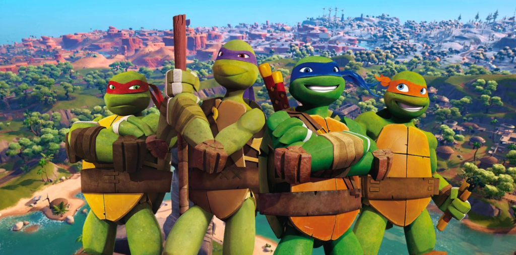 Las Tortugas Ninja llegarían a Fortnite, entre otras franquicias de Paramount