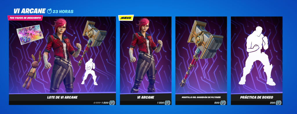 Vi de Arcane y League of Legends llega a Fortnite