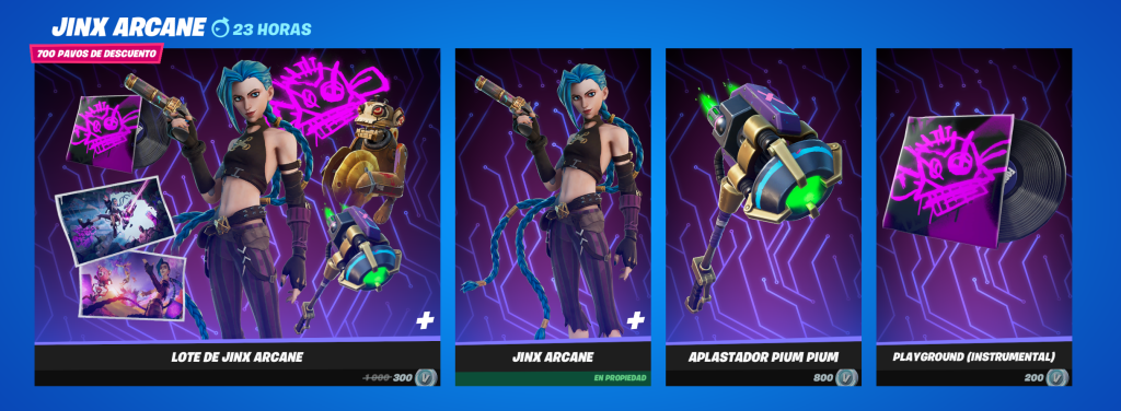 Vi de Arcane y League of Legends llega a Fortnite
