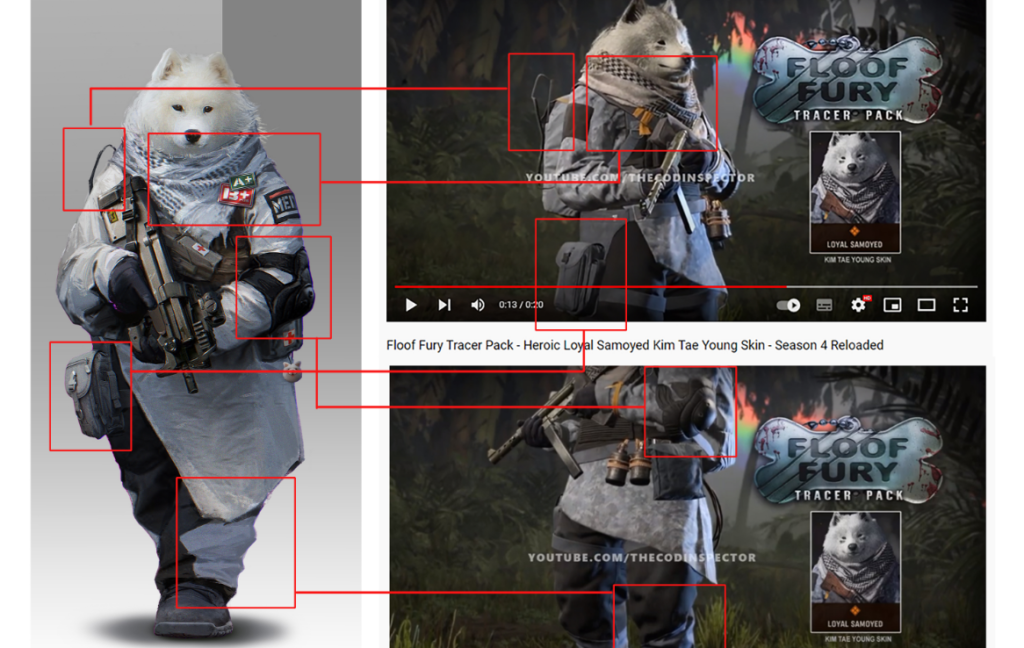 Activision se disculpa por plagiar una skin de Warzone