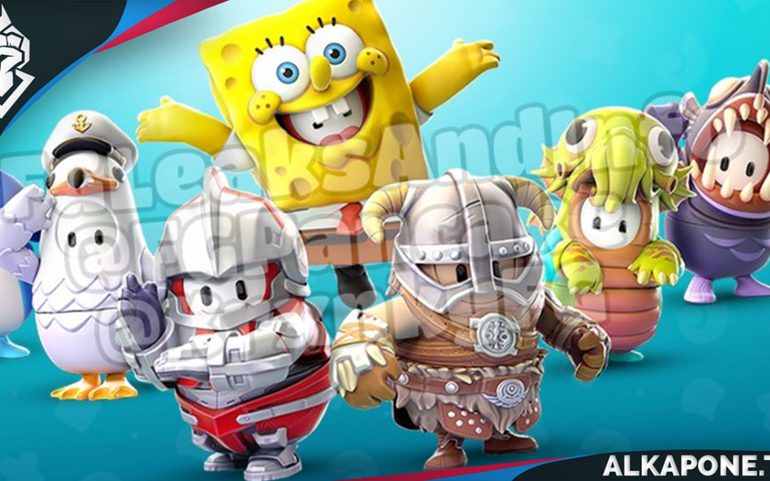 ¡Filtrado! Fall Guys recibirá skins de Bob Esponja y Skyrim