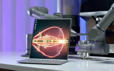 Lenovo presenta una computadora portátil con la capacidad de enrollar su pantalla