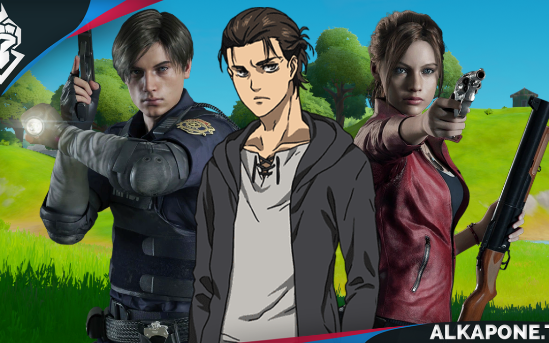 Eren Jaeger, Leon Kennedy y Claire Redfield serían las próximas colaboraciones de Fortnite